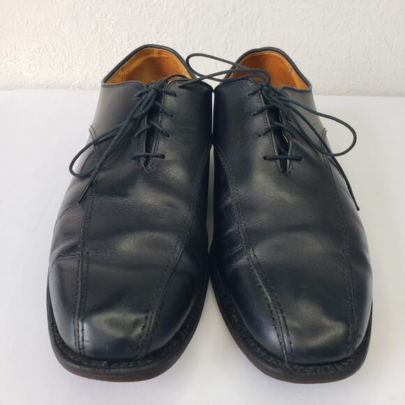 Allen Edmonds Saxon Oxford Men’s Size 11D Black Leather Lace Up Bicycle Toe main image 15